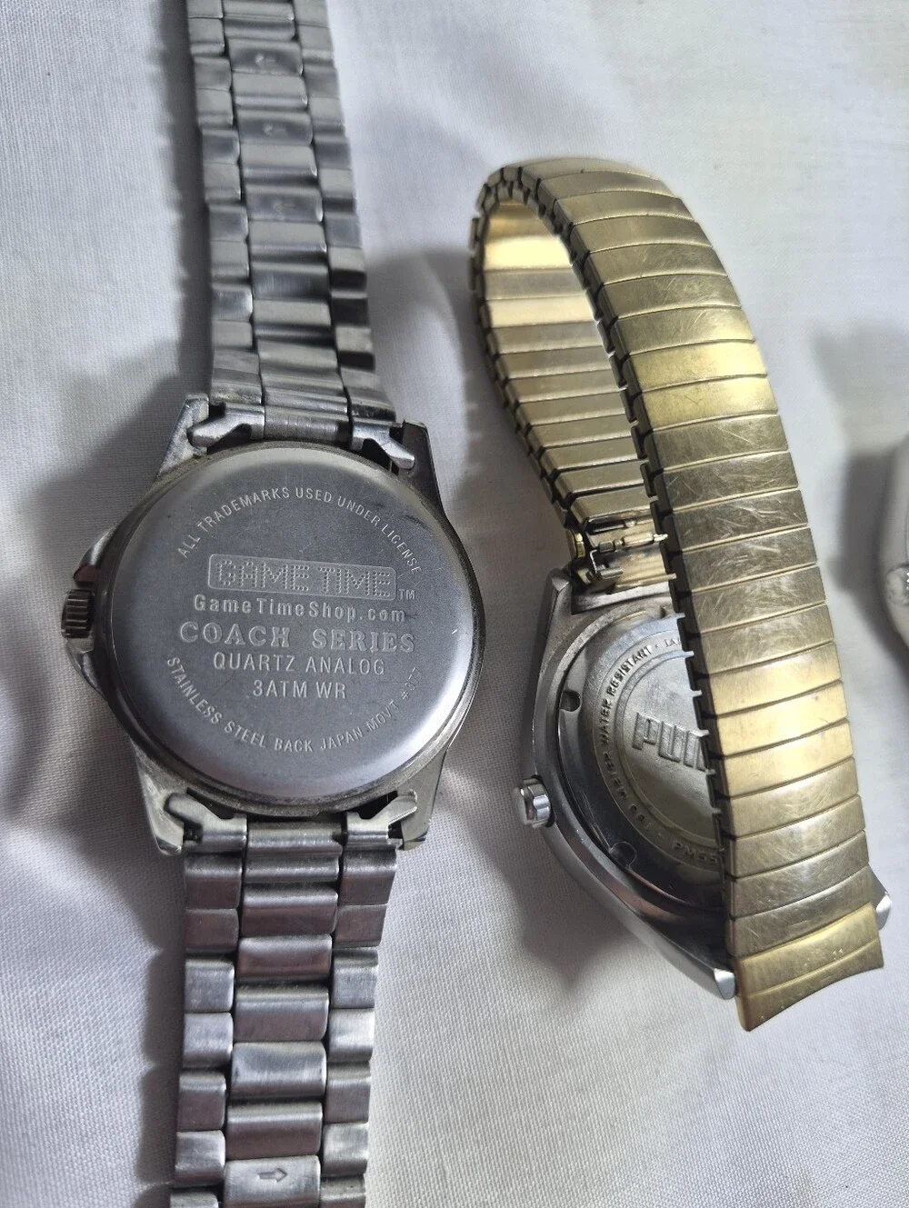 Men’s Watch Lot Bundle - Fossil, Puma, NFL Denver Broncos, NCAA ASU